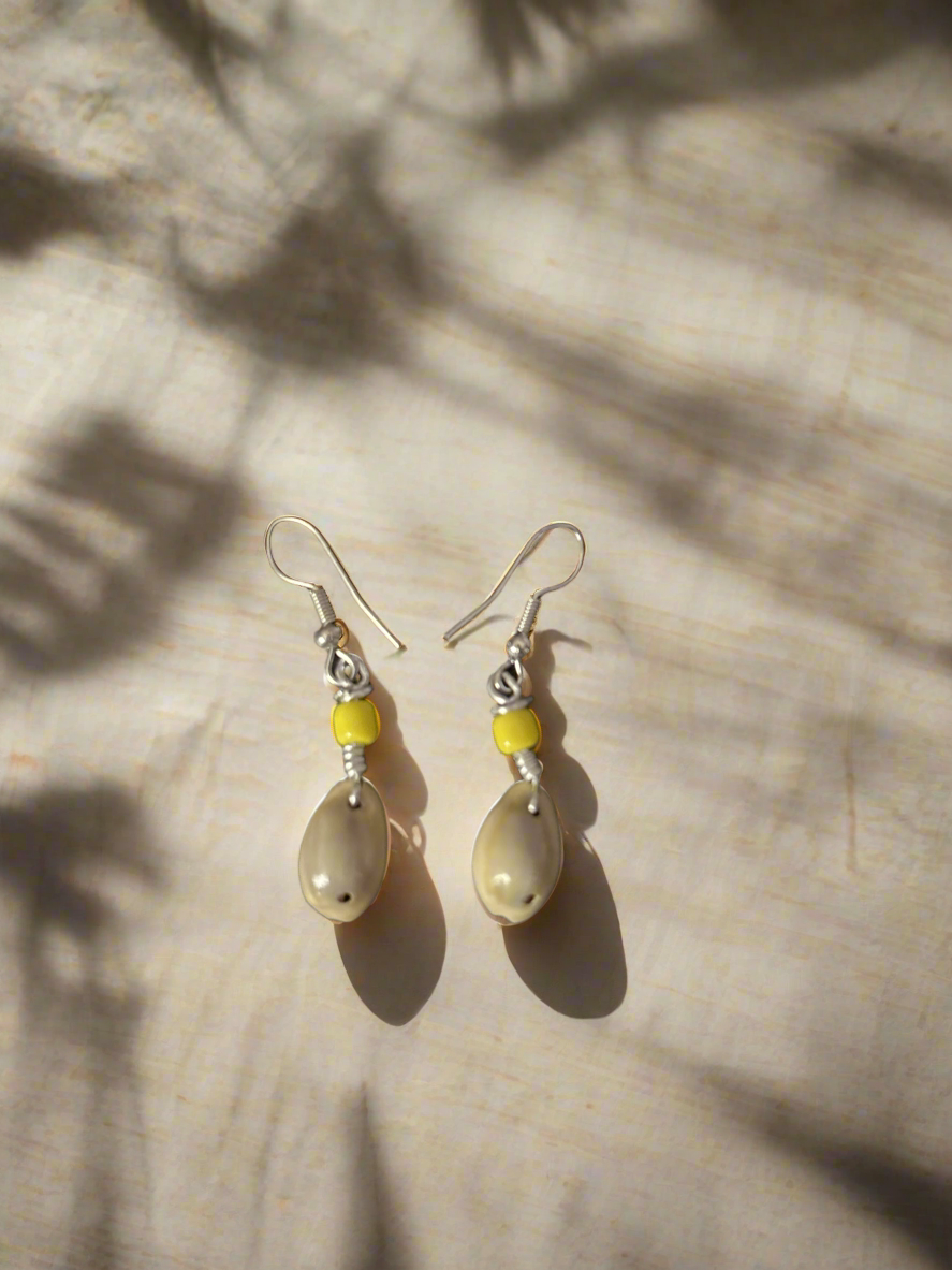 Cowrie Earrings - Small