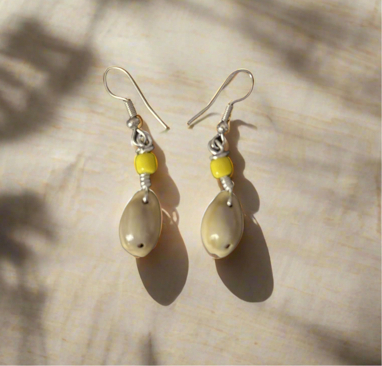 Cowrie Earrings - Small