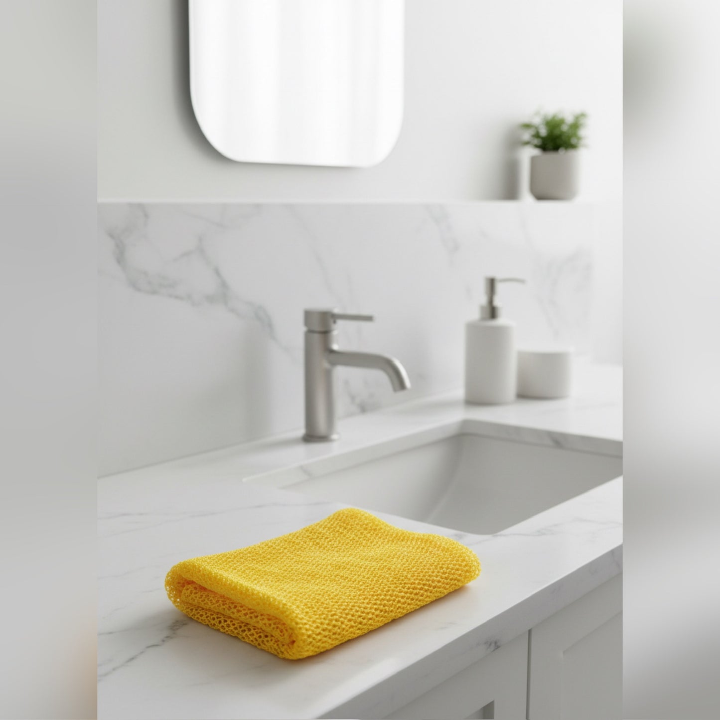 Medium Handcrafted Exfoliating Bath Sponge from Ghana