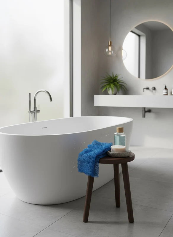 Small Handcrafted Bath Sponge from Ghana