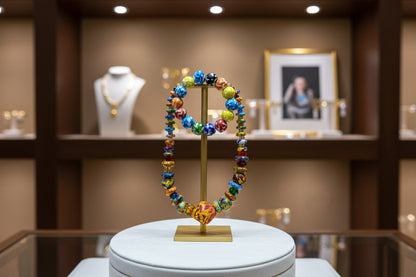 Ensemble collier et bracelet Accra Sunset Krobo