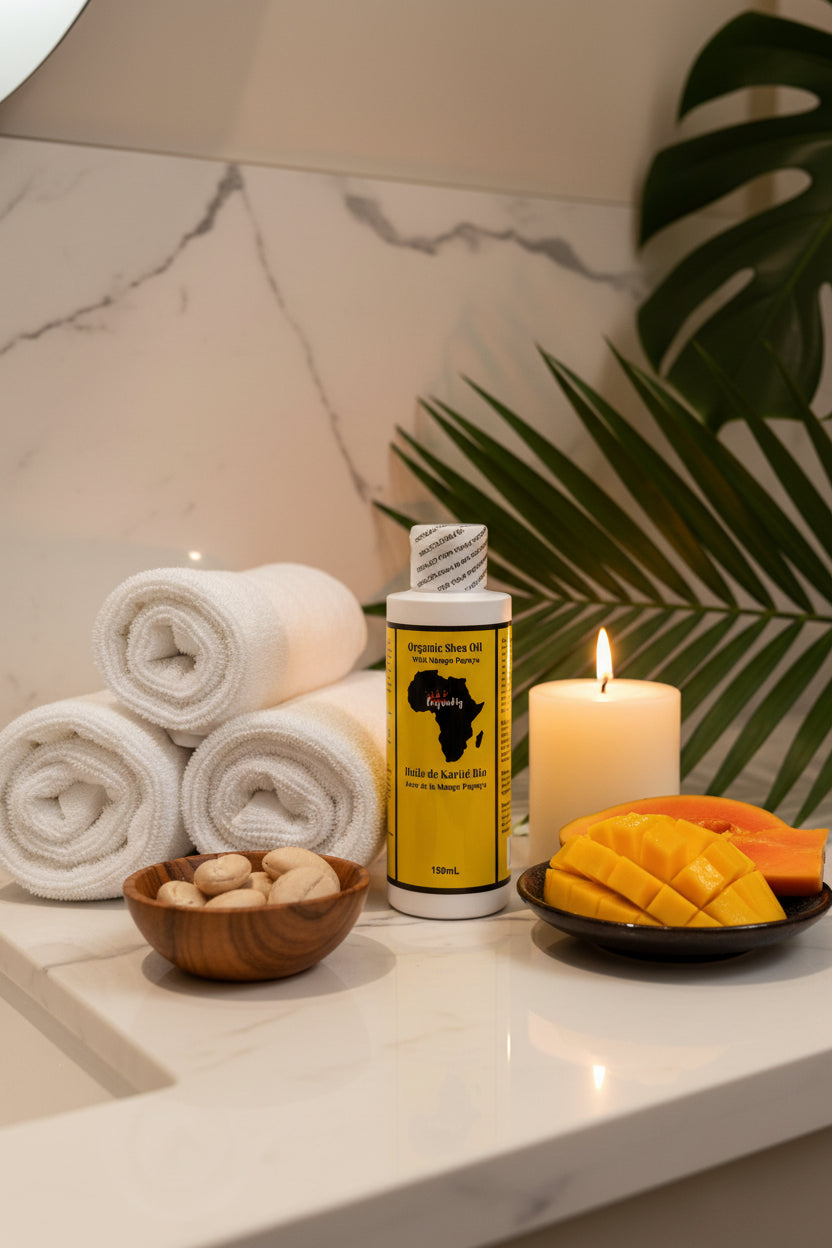 Ghana Glow Duo | Mango Papaya Shea Butter & Shea Oil